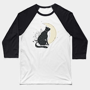 Cat Retro Distressed Style Vintage Baseball T-Shirt